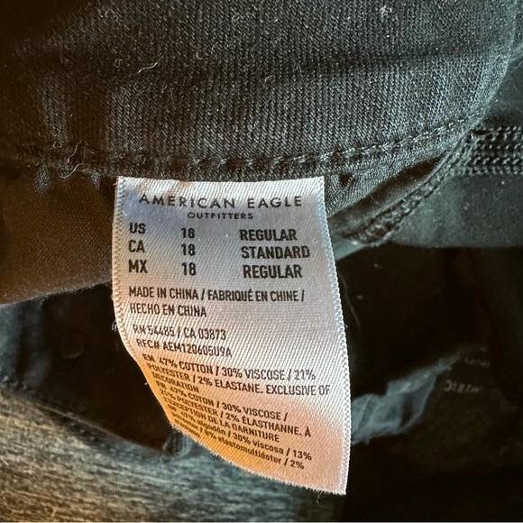 AE Black Jeggings 18 - Picture 2 of 6